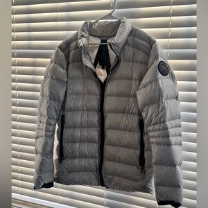 Canada Goose Men's Light Gray Puffer Jacket